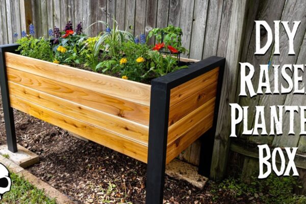 Get Your Hands Dirty: Craft A Stylish Planter Box With Legs!