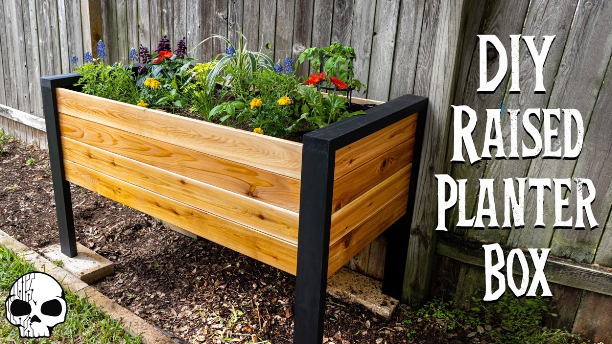 Get Your Hands Dirty: Craft A Stylish Planter Box With Legs!